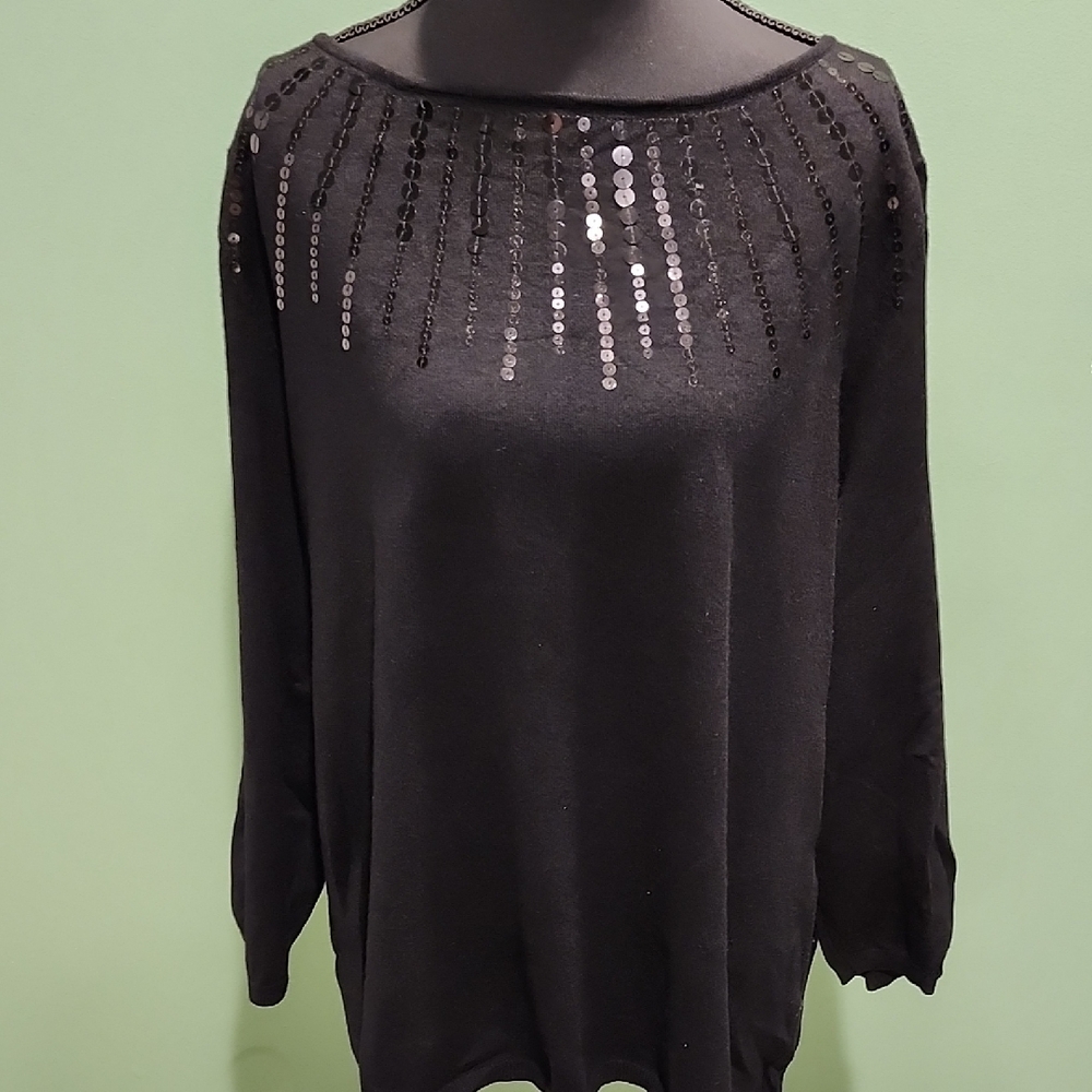 Ruby Rd. Black Sweater